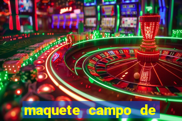 maquete campo de futebol (isopor)